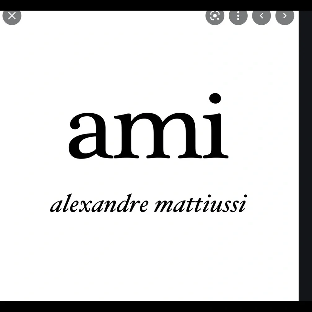 AMI Alexandre Mattiussi leather black card case